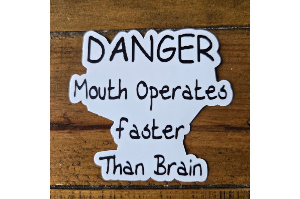 Sticker - Danger Mouth - 3 Pack
