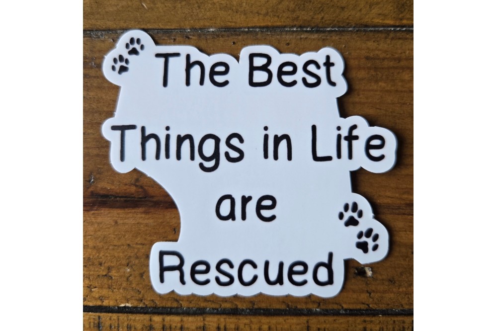 Sticker - Rescued - 3 Pack