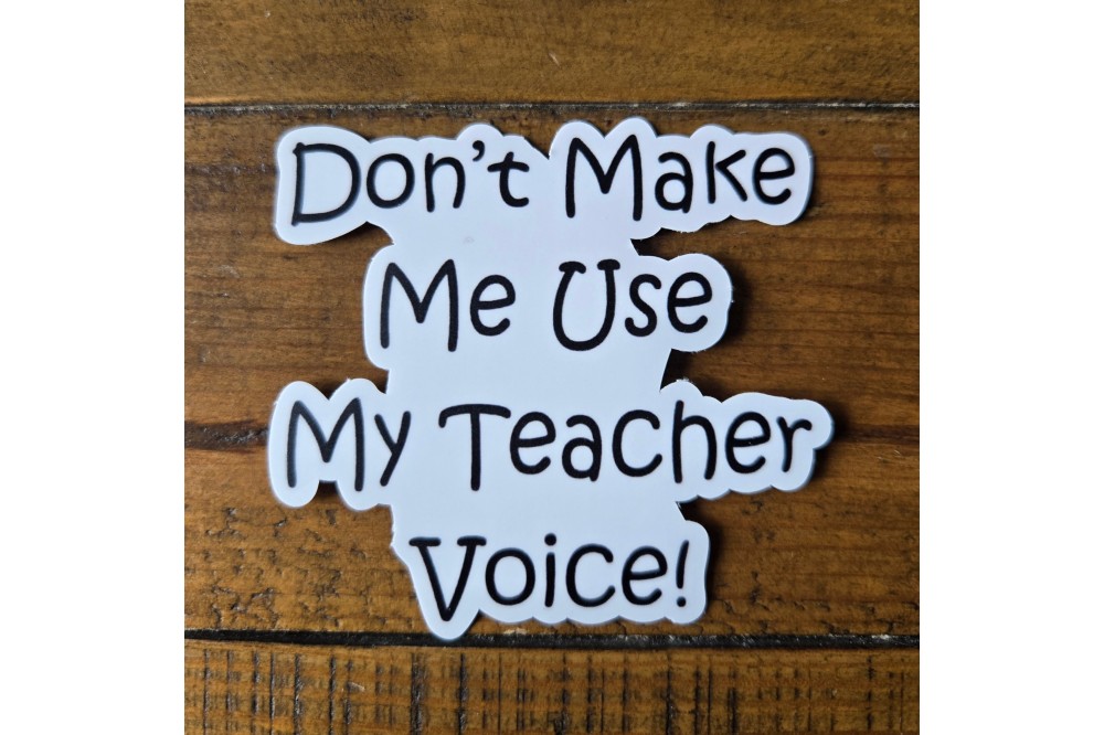 Sticker - Teacher Voice - 3 Pack
