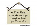 A True Friend makes you Laugh and Pee