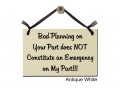 Bad Planning not Constitute an Emergency