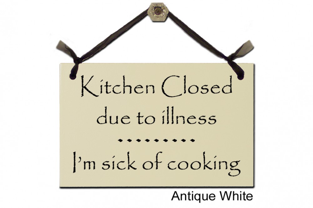 Kitchen closed due to illness Sick Cooking