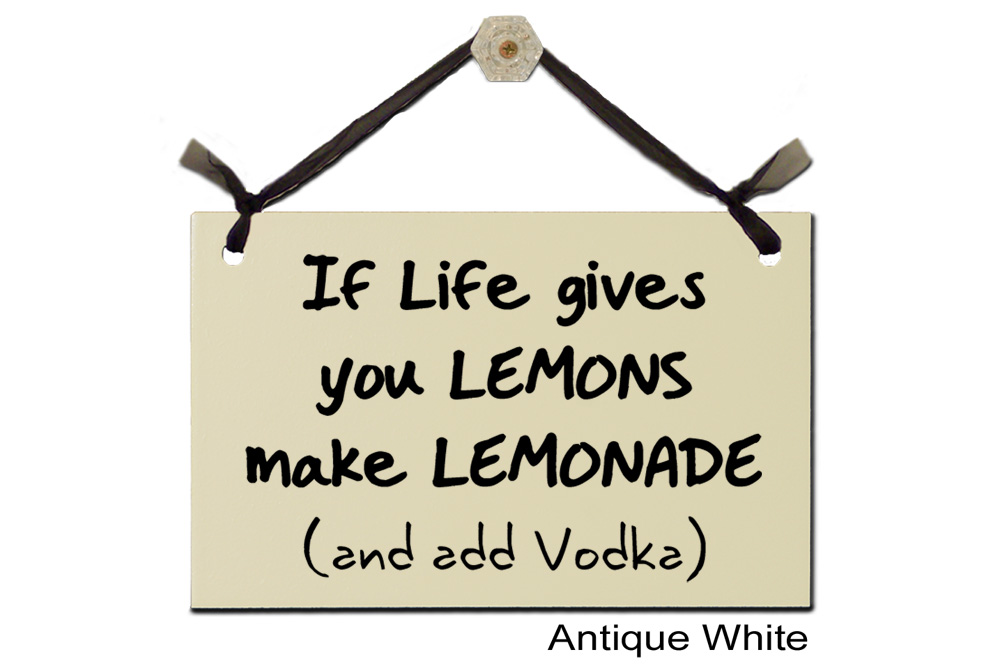 If life gives you Lemons Lemonade Vodka