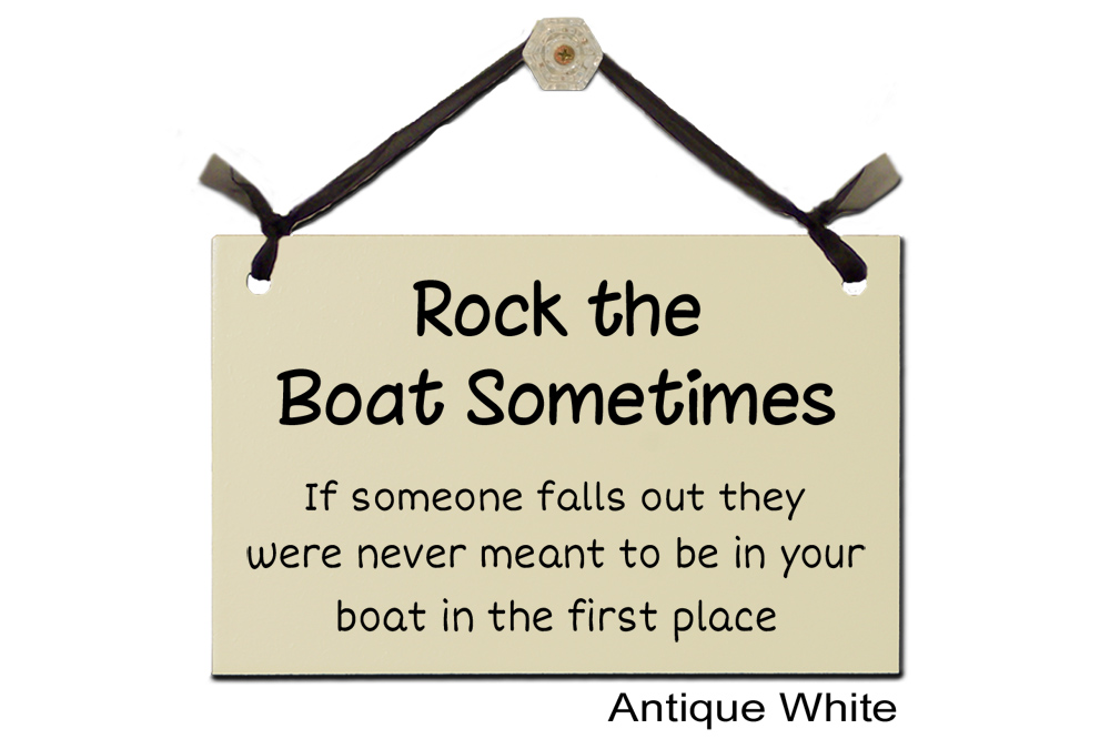 Rock the Boat sometimes someone falls out