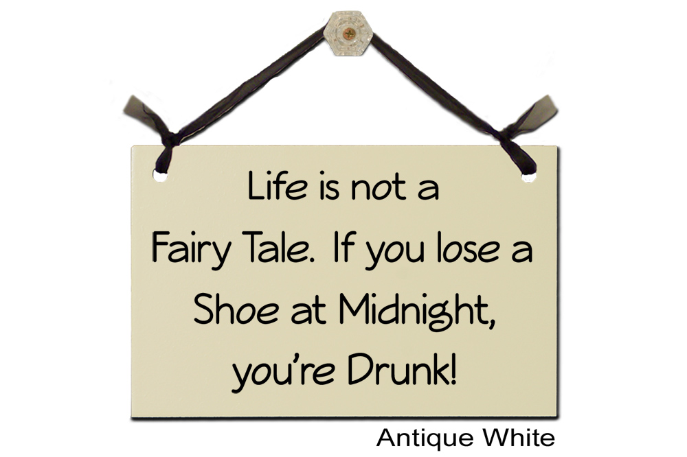 Life is not a Fairy Tale shoe midnight Drunk
