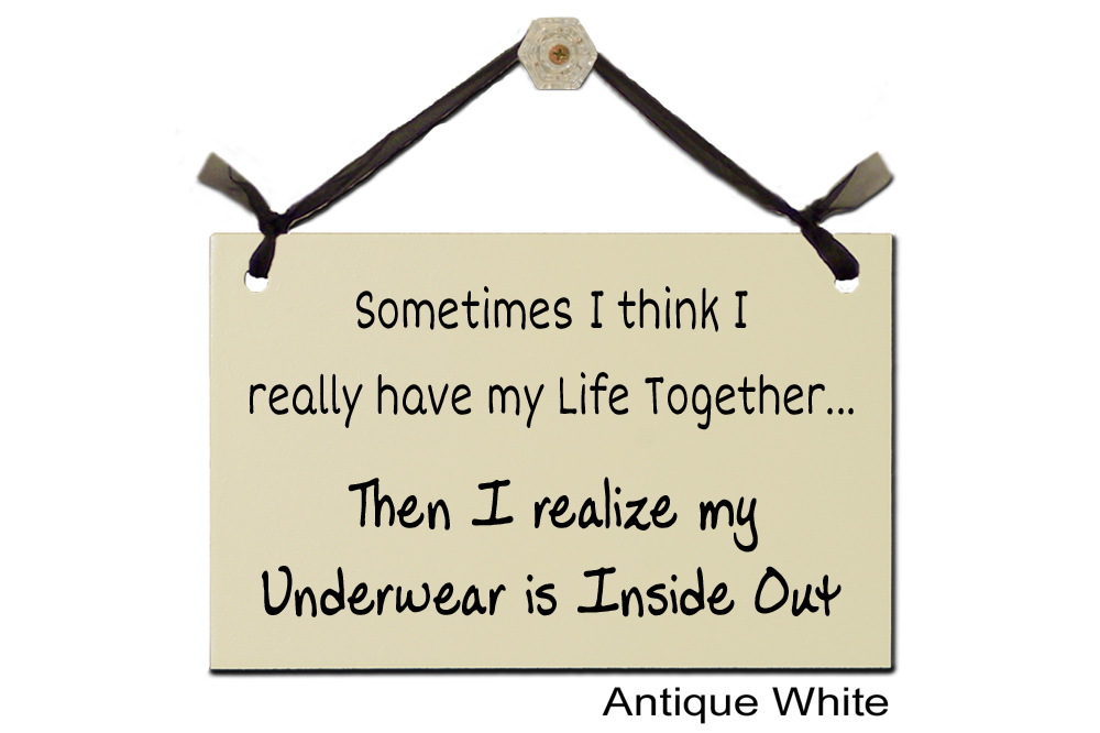 Sometimes I think life together underwear 