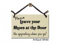 Please leave Shoes at door no Upgrading